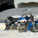 Vintage motorcycle Harley Davidson way 1960