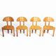 4 x chair, made in solid maple by Ansager Møbler, Denmark. Danish craftsmanship, marked with stamp.