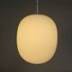 Vintage school lamp with frosted white glass shade, 1950s.