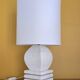 Solid stone lamp and lampshade - design DLG Albert Tormos