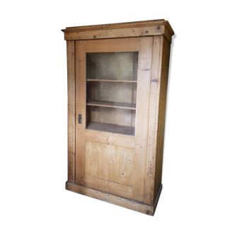 Vitrine une porte droite