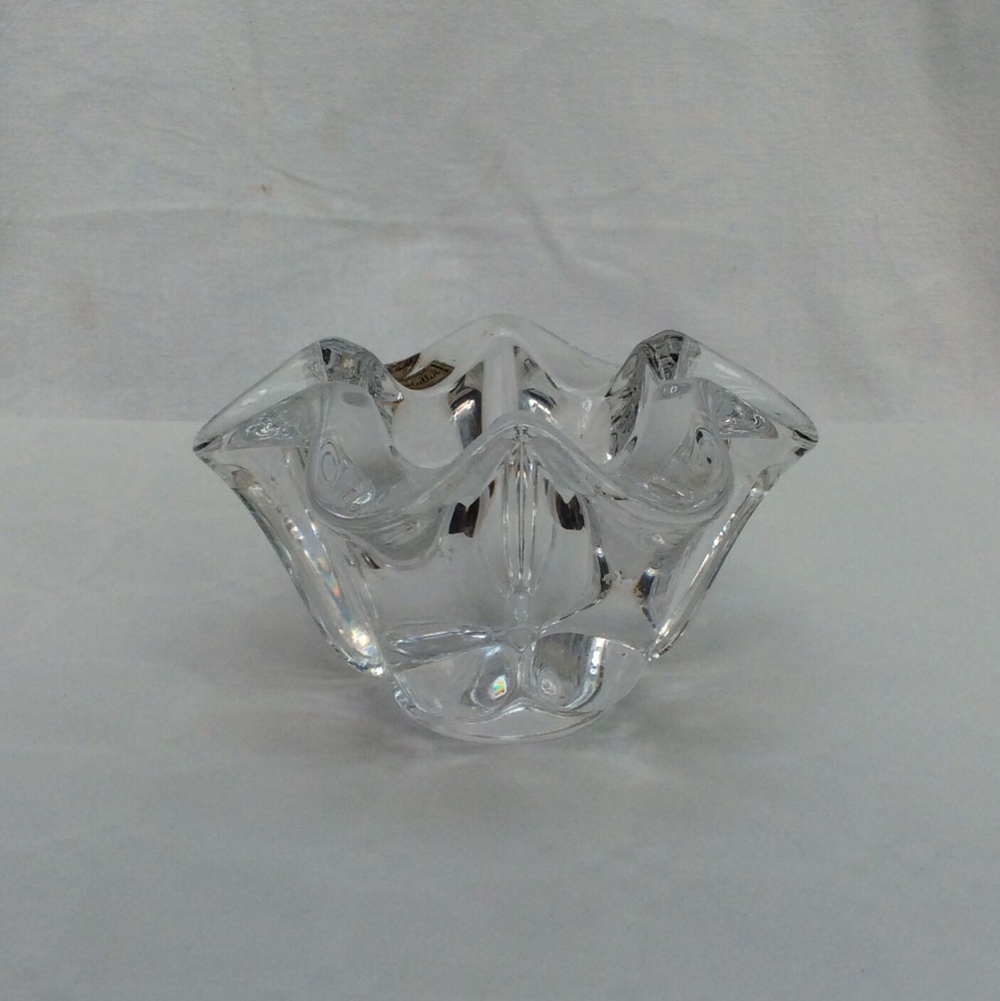 Crystal ashtrey of Vannes Art France