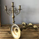 Duo de chandeliers en laiton