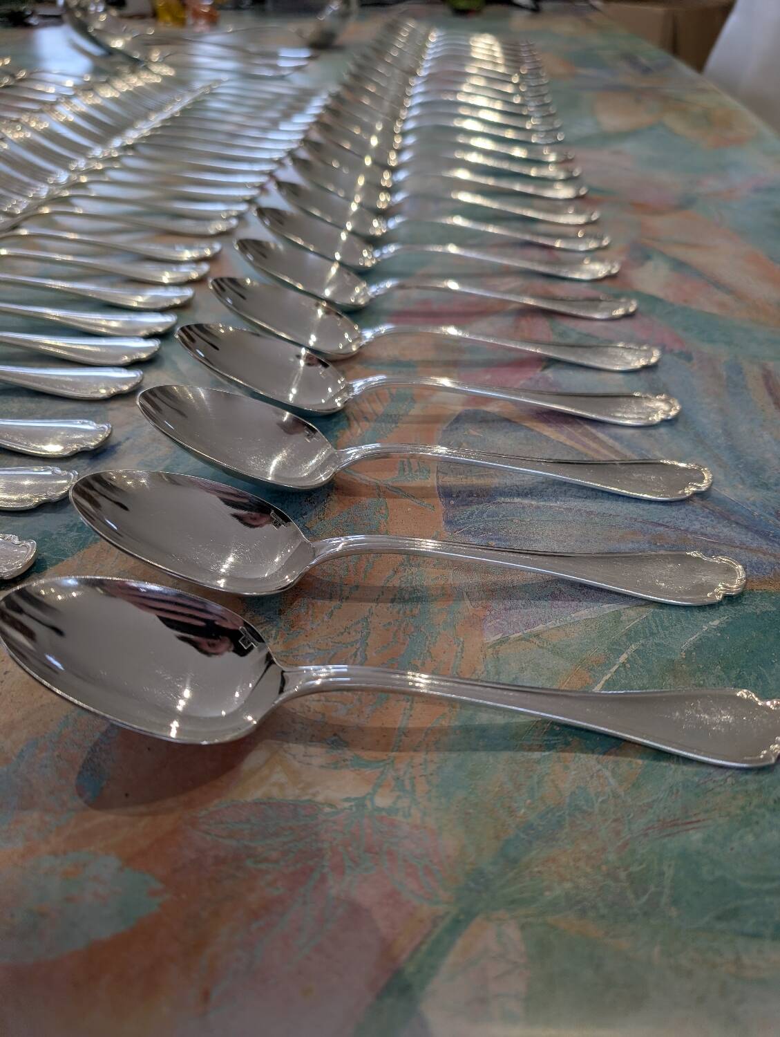 Christofle cutlery set 72 pieces silver-plated metal