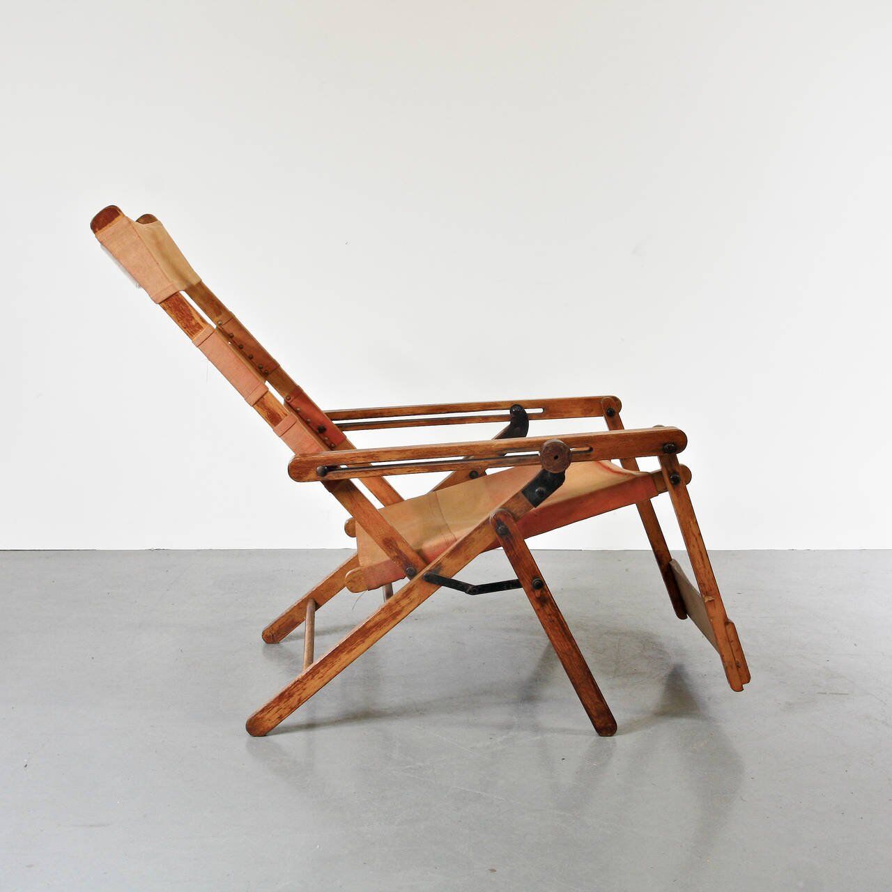 1930s Thonet Deck Chair model "G80"
