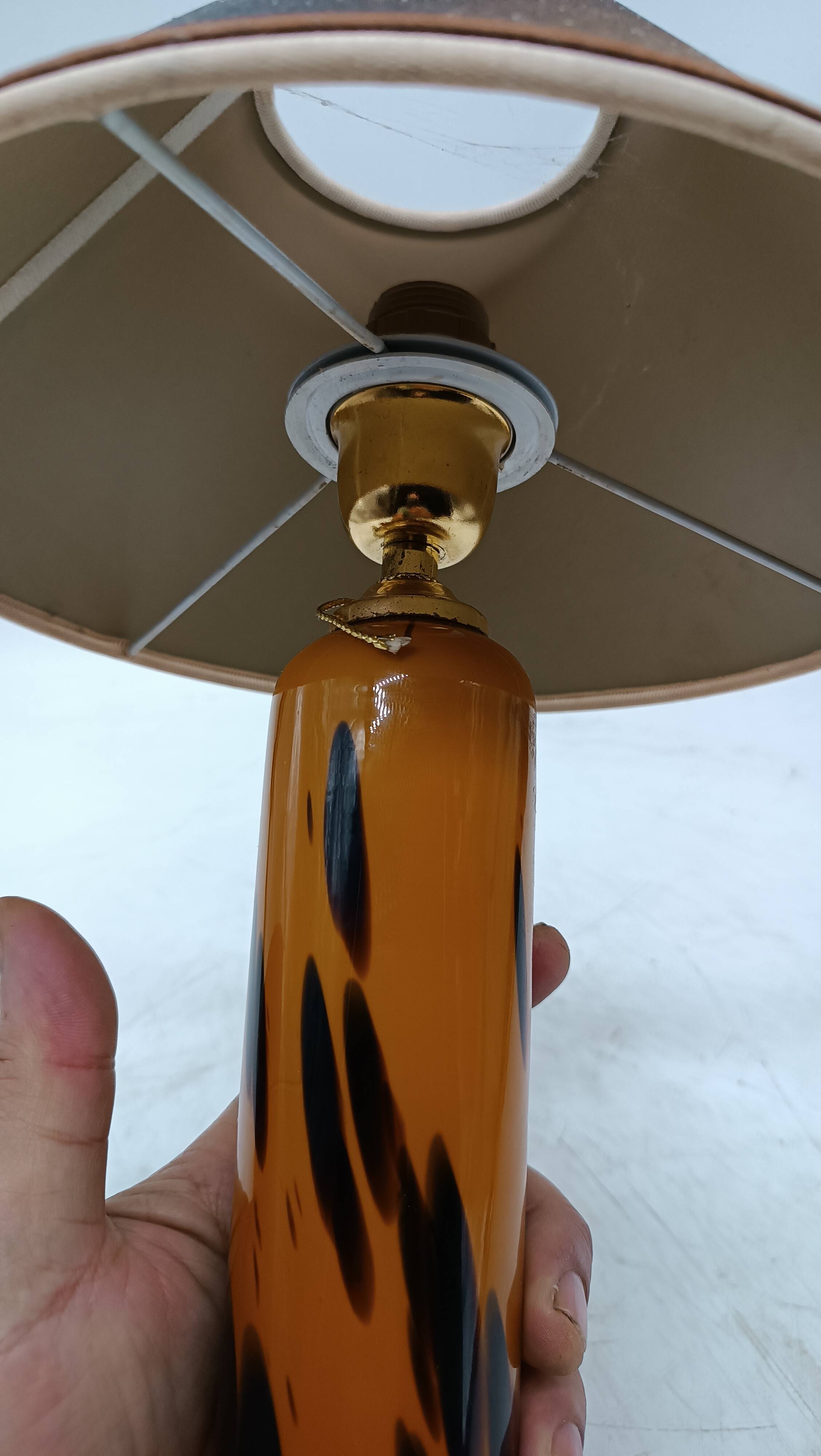 Lampe de table moderne en verre de murano - magasin zaccagnini