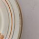 Set of 6 vintage orange and blue floral plates – 1950s