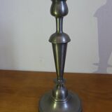 Pewter candle holder