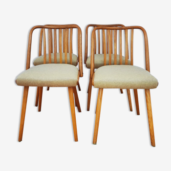 Set of Four Chairs by A. Suman for Tatra Nabytok, Czechoslovakia, 1960s