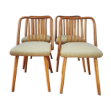 Set of Four Chairs by A. Suman for Tatra Nabytok, Czechoslovakia, 1960s