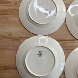 6 flat plates Longwy Bruges
