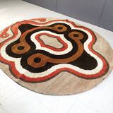 Large modernist rug, 1970s