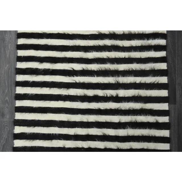 1970s Turkish Hand-Knotted Wool Cotton Beige Kilim Area Rug 80x146