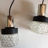 Asymmetrical space age pendant light