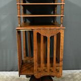Revolving Walnut Bookcase, stamped G.Lancelin – 1900