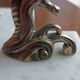 Bookends Sagulls in art zinc and marble
