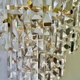 Kinkeldey crystal glass wall light, Austria 1970
