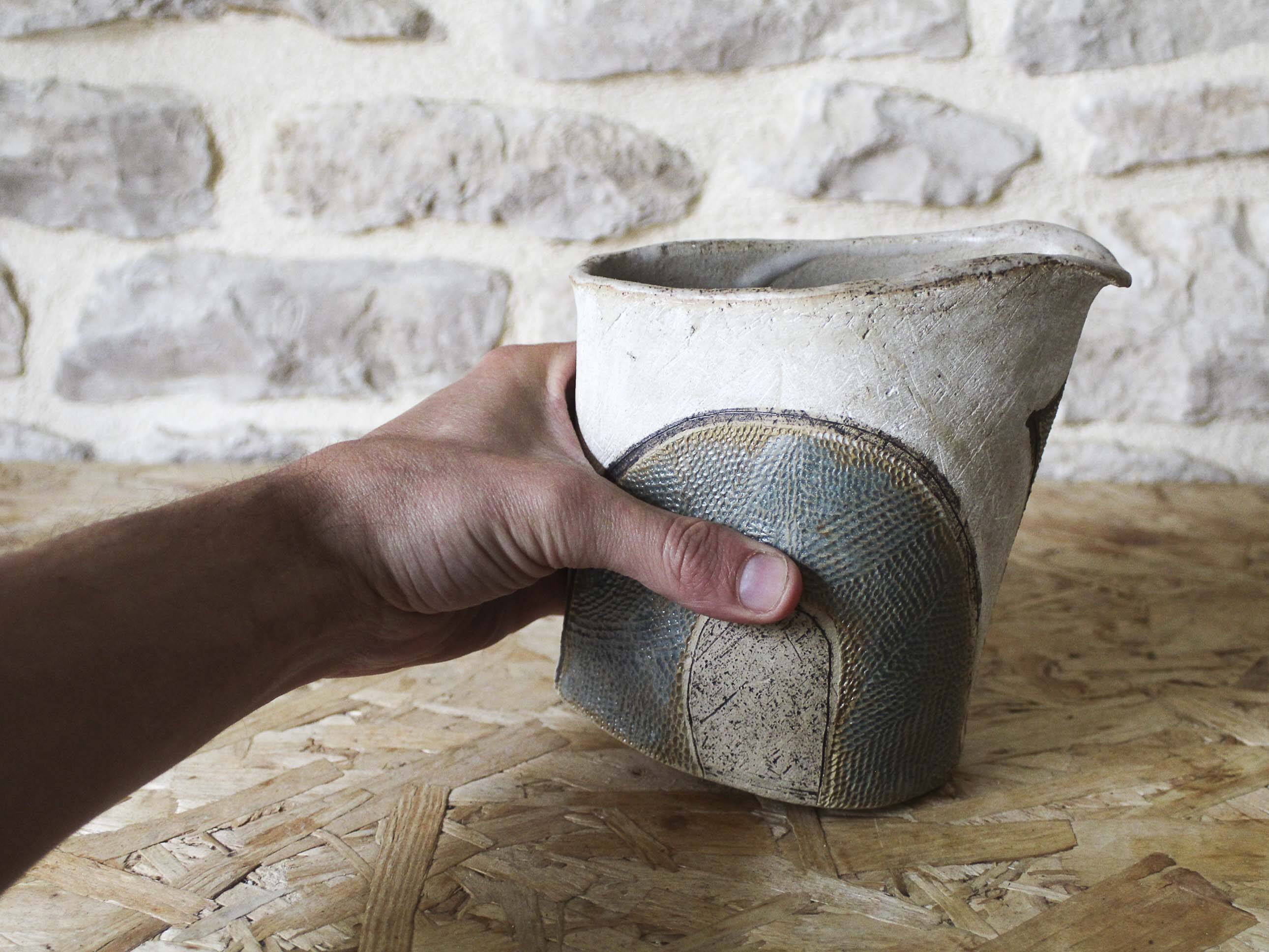 Laure Thibaud ceramic vase/pitcher