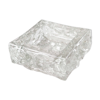 Vide poche en verre taillé