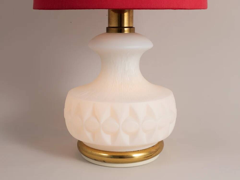 1960s Peill & Putzler table lamp with illuminated base
