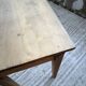Table de ferme en pin et chêne