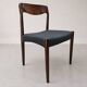 3x Vintage Danish Dyrlund chairs rosewood reupholstered / Scandinavian