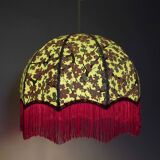 Retro fringed pendant light "Erina".