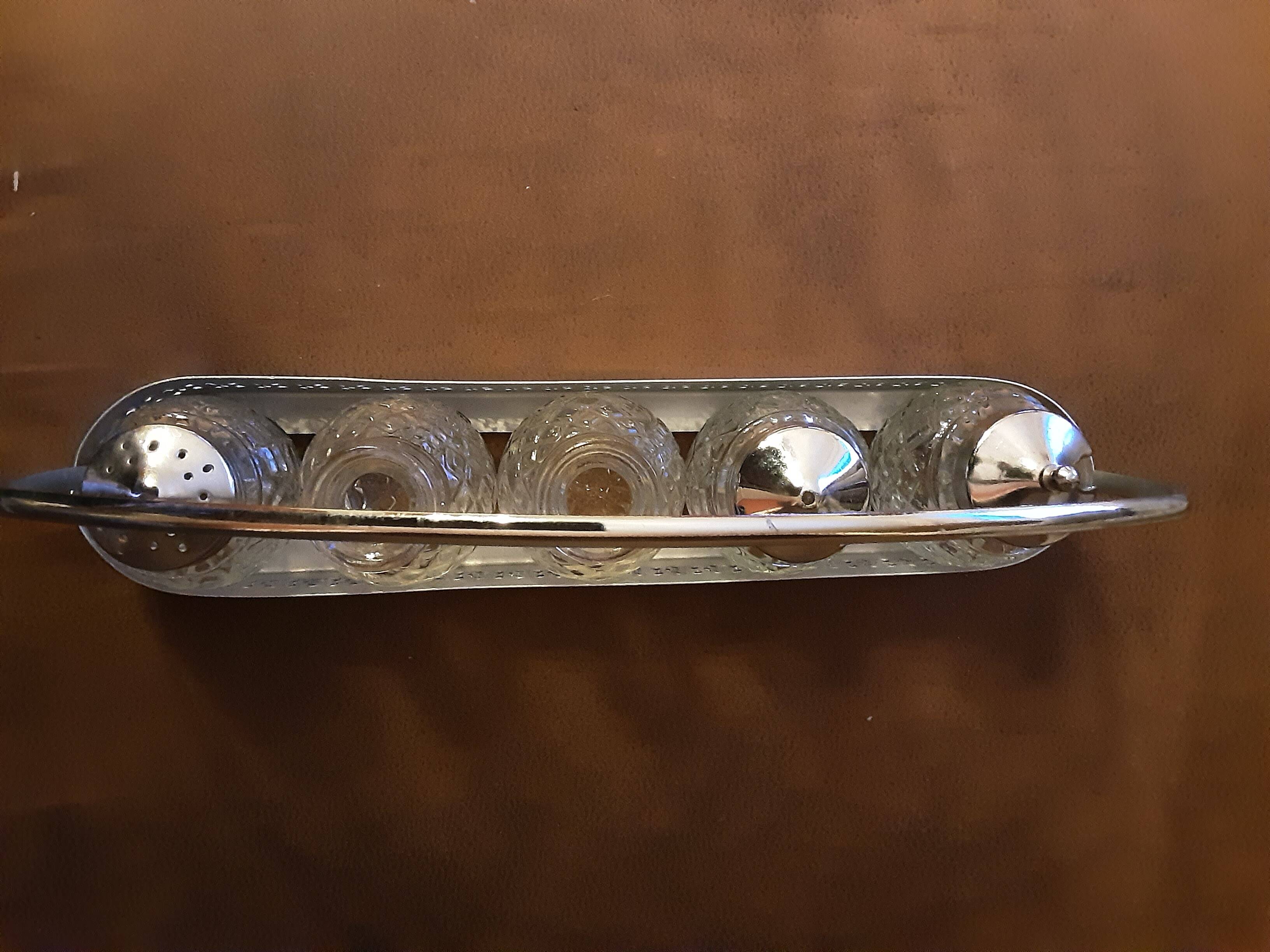 Vintage condiment set