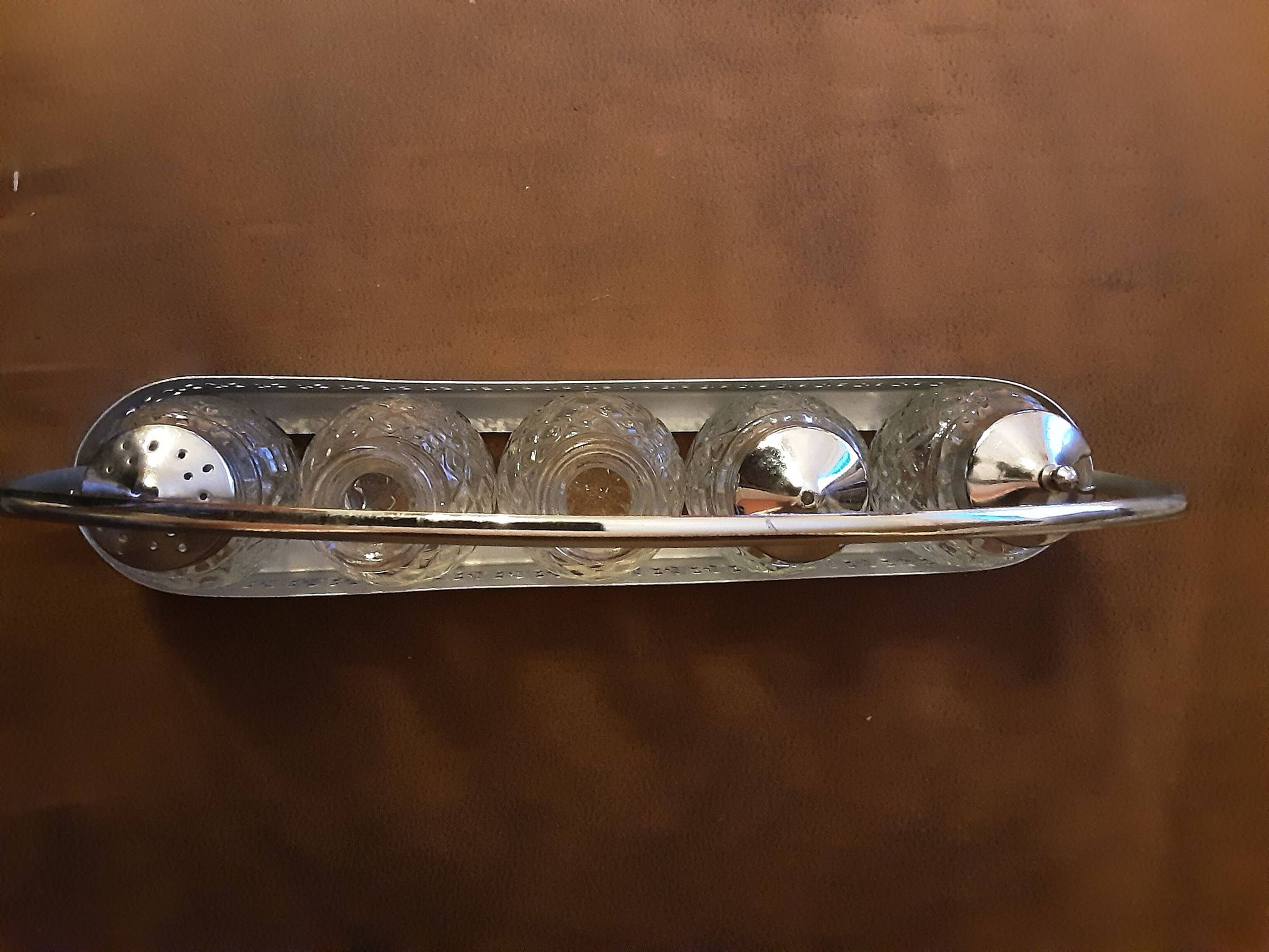 Vintage condiment set