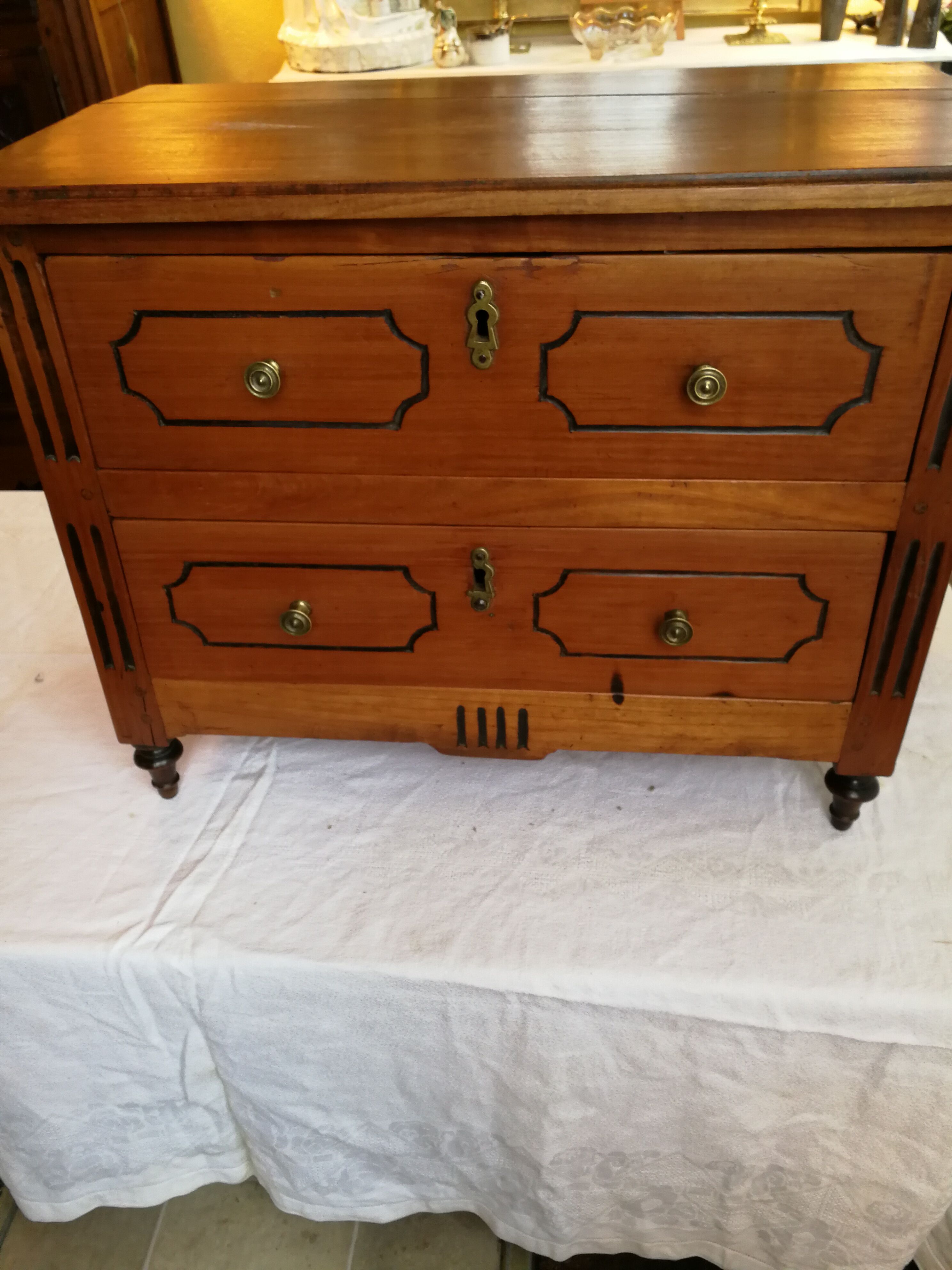 Louis XVI style cherrywood dresser