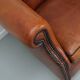 Vintage Dutch Cognac Colored Leather Club Chair