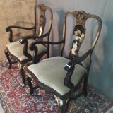 Pair of Chinese armchairs
