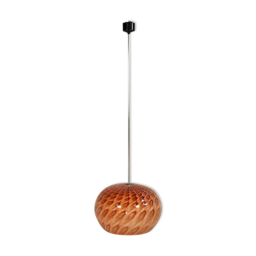 Pendentif en verre du milieu du siècle, années 1960, Allemagne