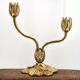 Bronze Water Lily Lamp by Lucien Gau, 1990s