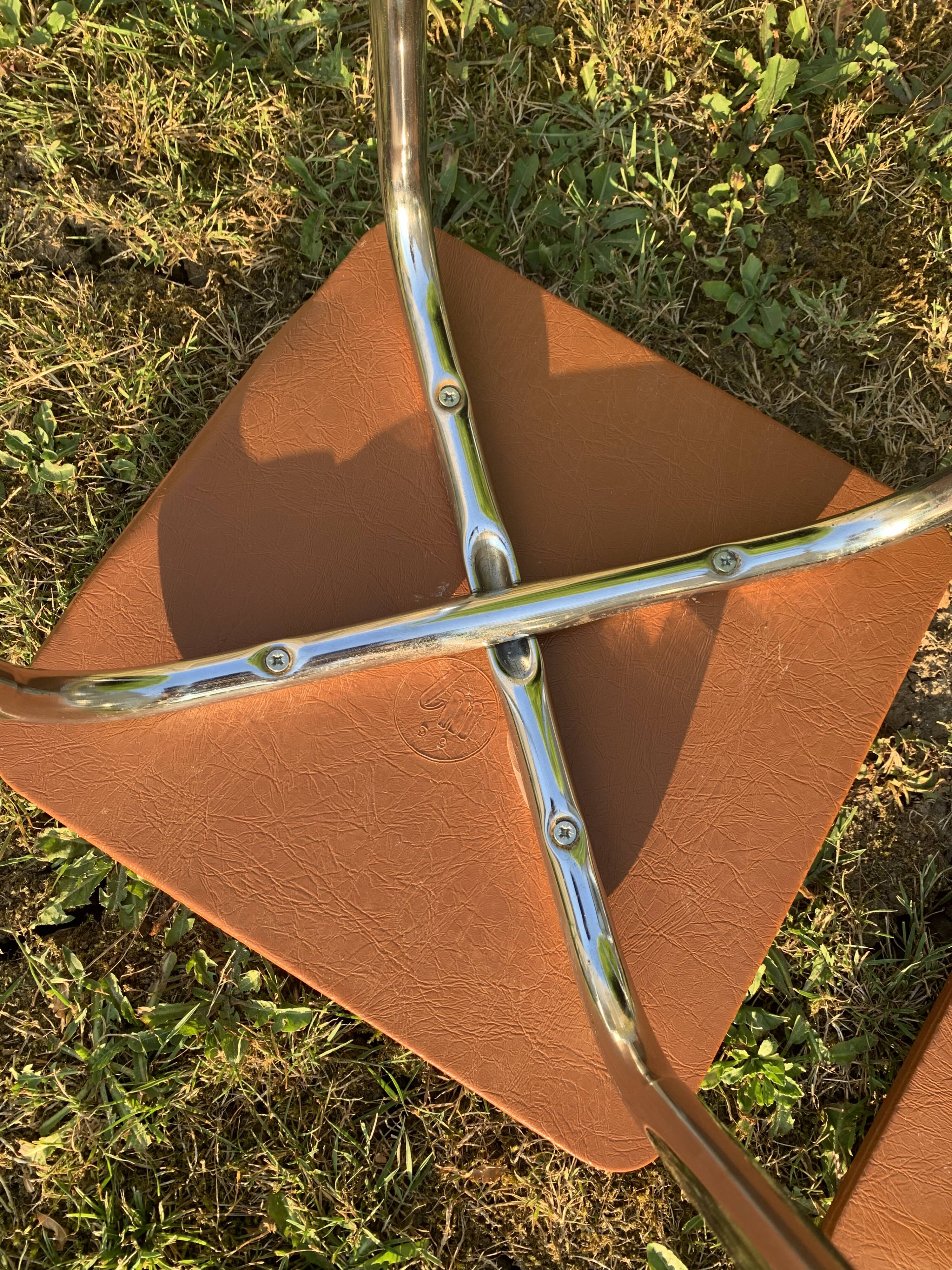 Pair of Skaï stools