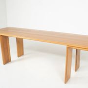 Mid-Century Modern Wooden Dining Table, in the style of Mario Marenco, Italy