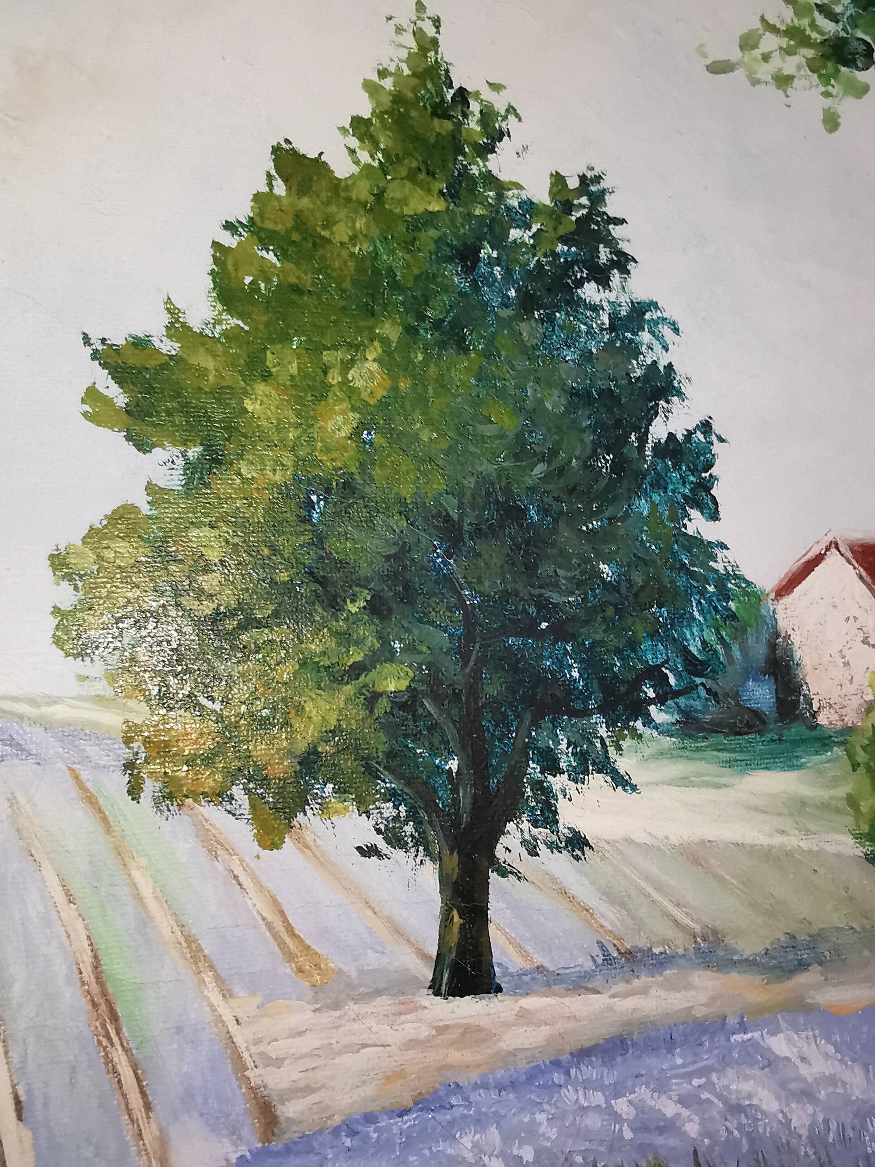 Provençal watercolor signed