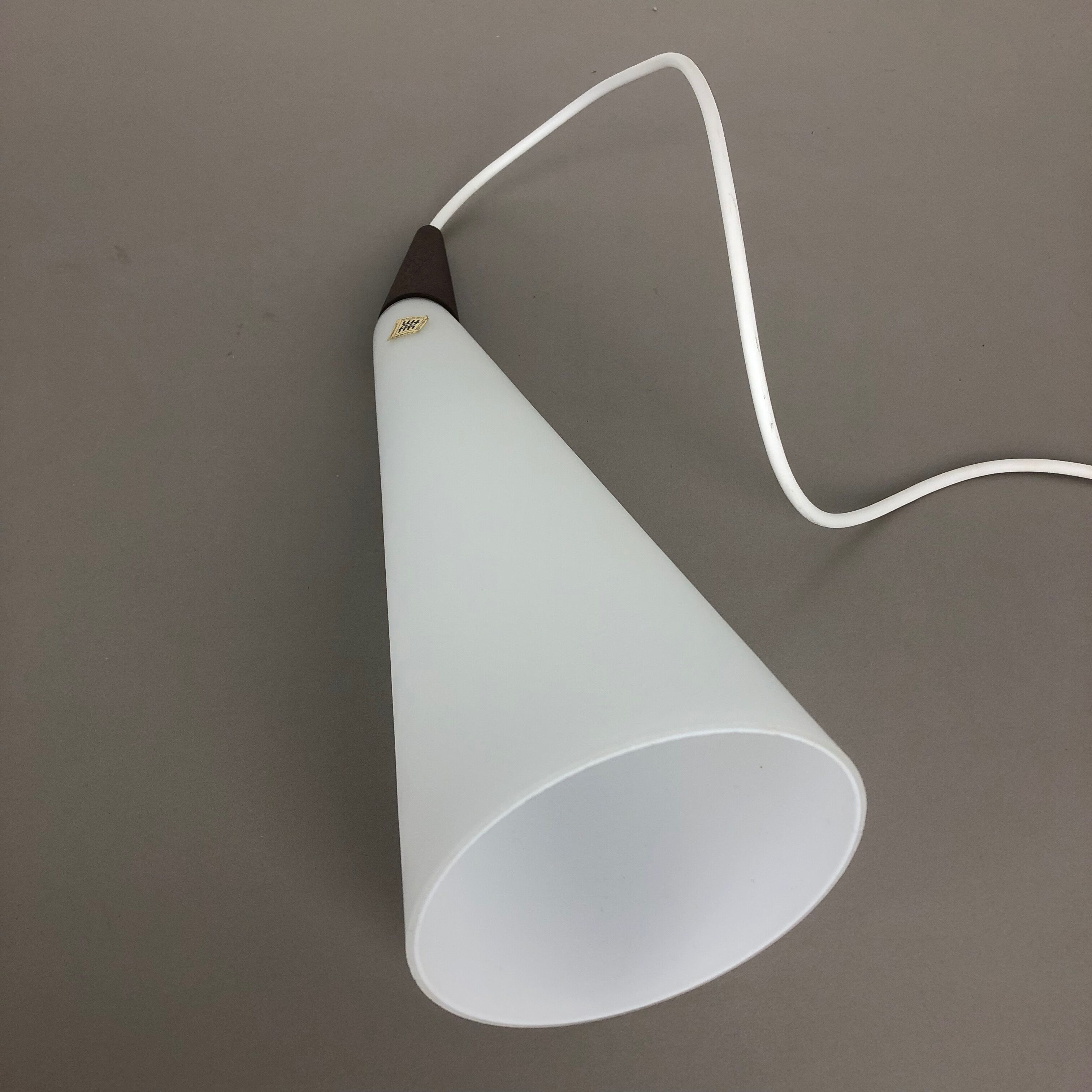 Set of 2 "trompet" hanging lamps by Jo Hammerborg for Fog & Mørup, Denmark, 1963