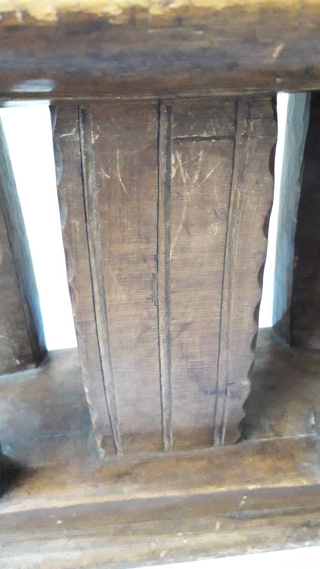 African wooden stool