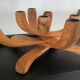 Chandelier scandinave en bois 8 feux
