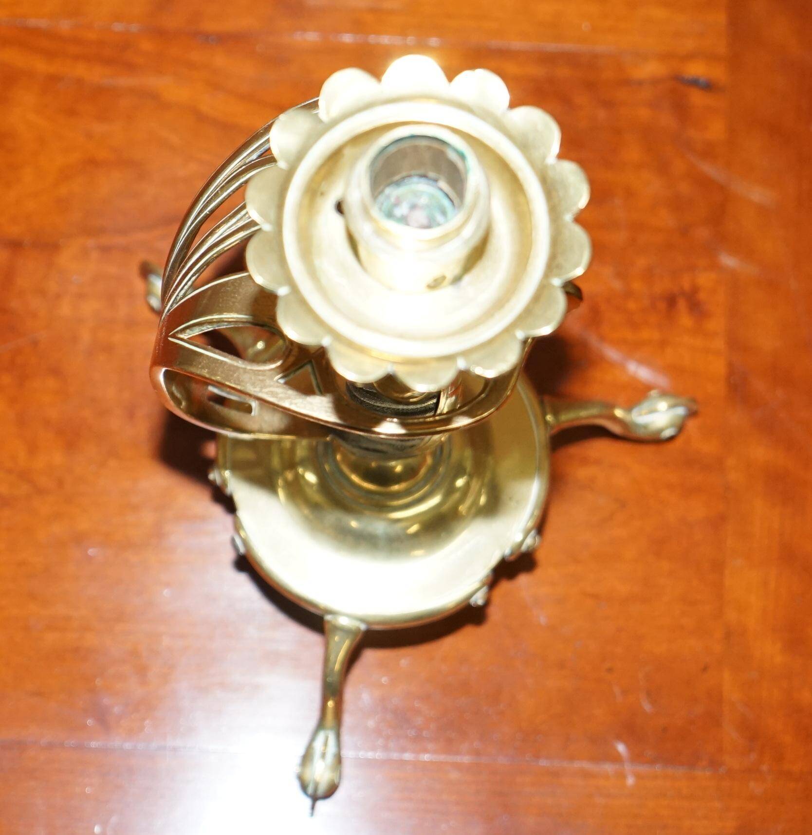 Paire de chandeliers poignée d'épée 1905 estampillés Benham & Froud VR