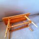 Table basse en rotin Audoux Minet /Capron 1950
