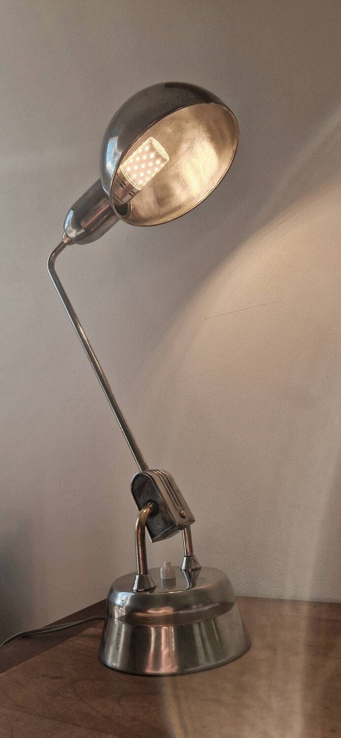 JUMO 600 Lamp - Vintage Chrome - 1940s