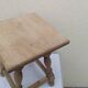 Old vintage sandblasted stool