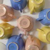 Villeroy & Boch vintage colored cups