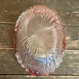 Vintage Crystal Pocket Bowl ANNE HUTTE Rose Decor #D661