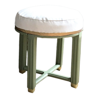 Pouf tabouret en bois