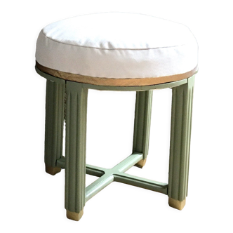Wooden ottoman / stool
