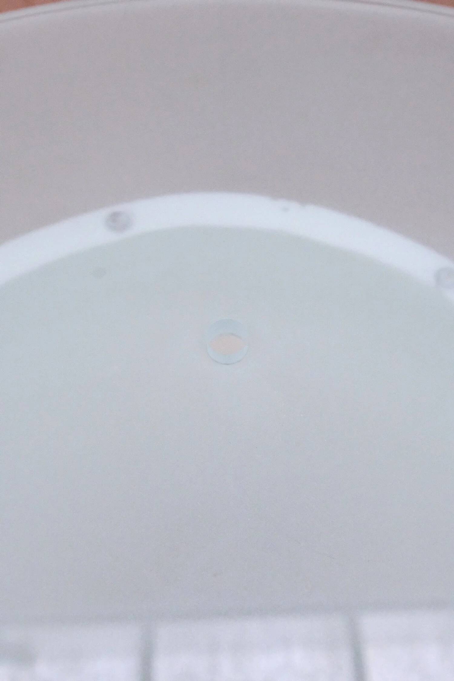 Eglantine Moreau ceramic and glass side table, France 1980