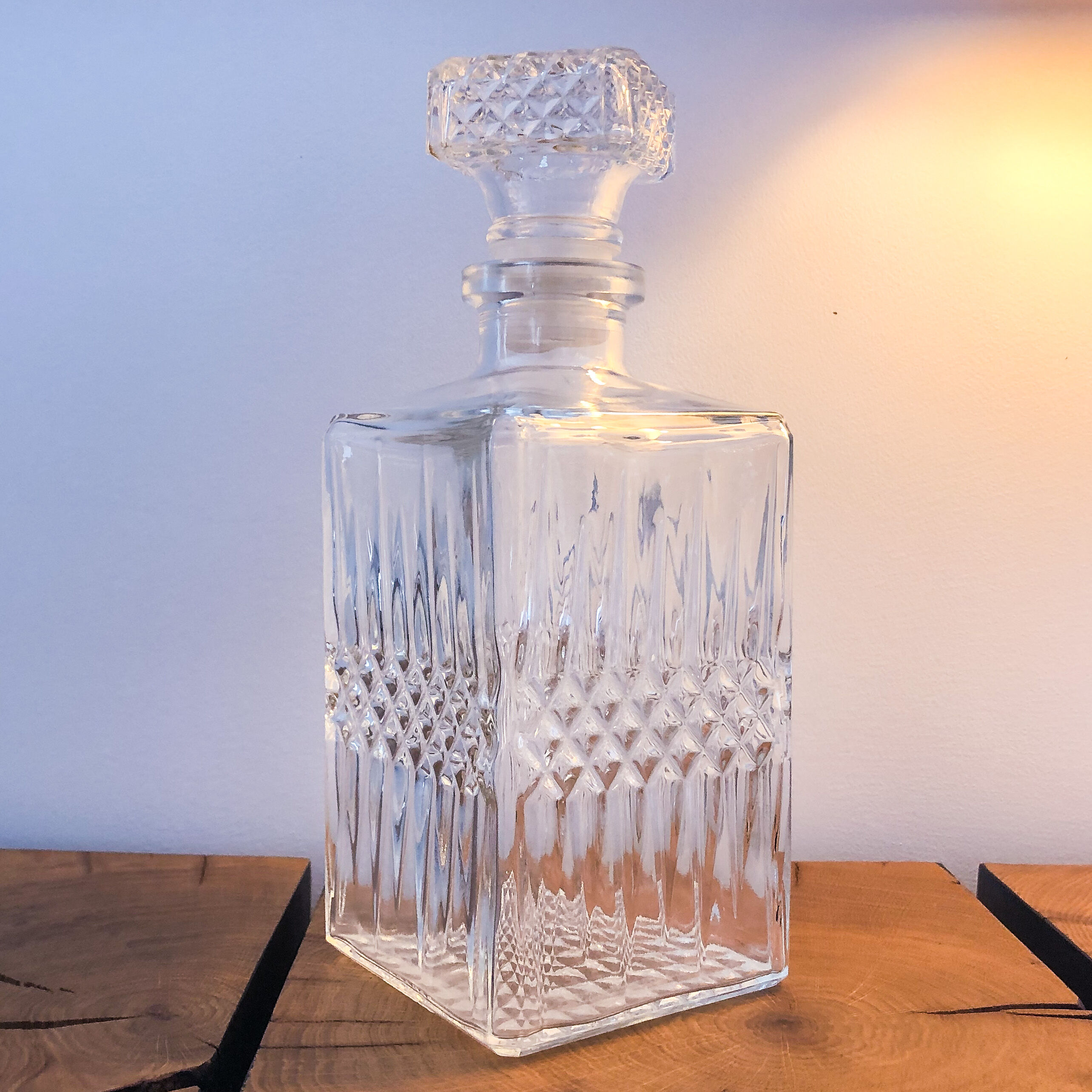 Carafe 1970 in pressed glass